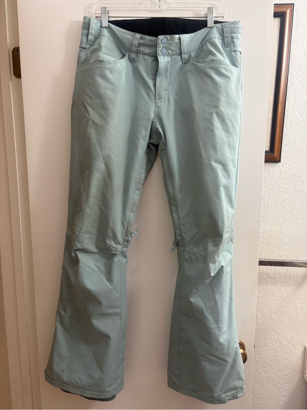 Roxy Women’s Mint Green Flare Snow Pants